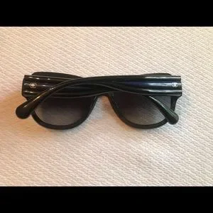 Chanel sunglasses authentic black w navy lining CHANEL | Accessories | Chanel Sunglasses Authentic Black W  main image 2